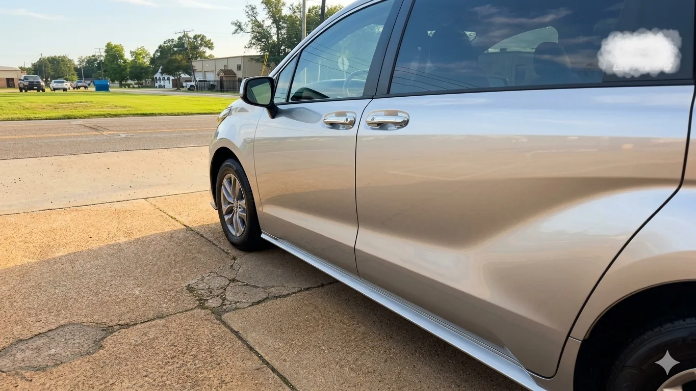 Vehicle after side damage repair at CARSTAR of Port Arthur in Groves, Texas